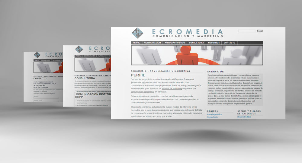 Diseño web Ecromedia