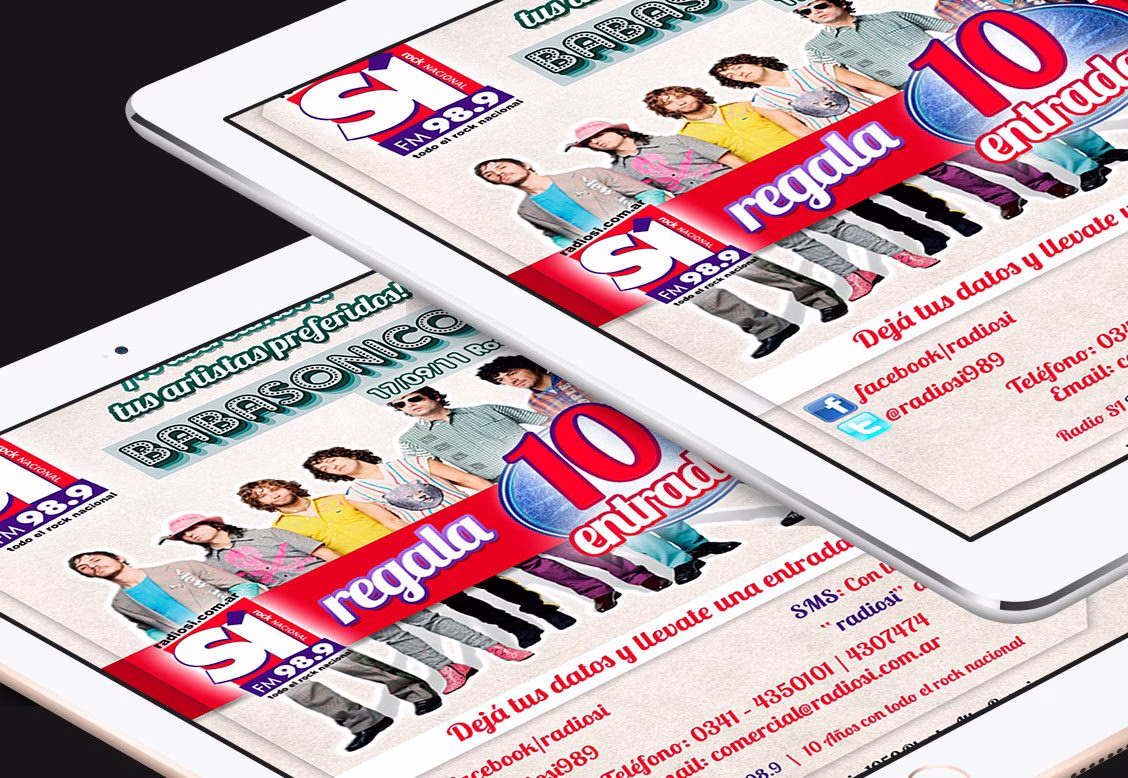 Diseño de Newsletter para Infoenvios - Cliente: Radio Si