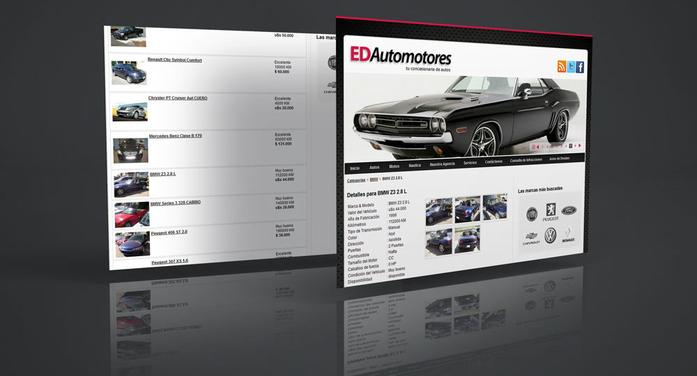 Diseño web ED Automotores
