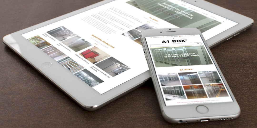 Diseño web para A1 BOX