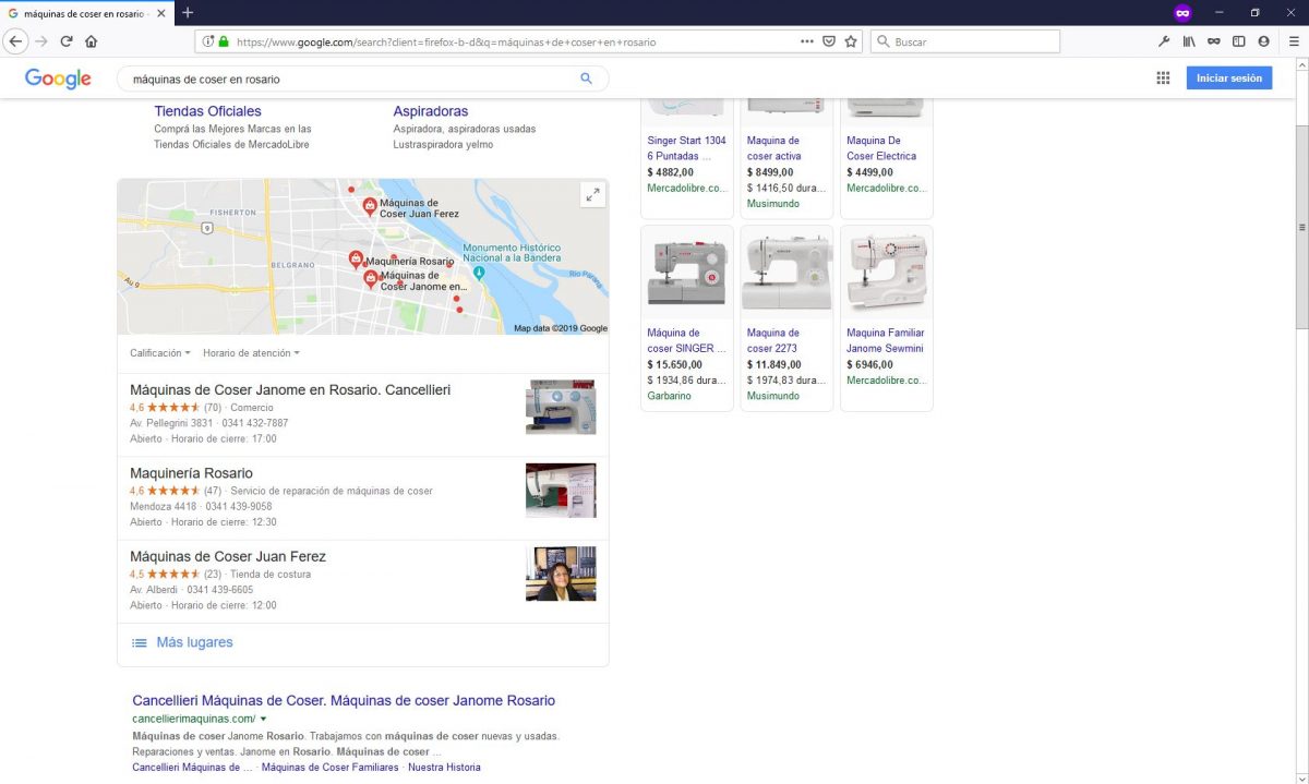 Posicionamiento web para Cancellieri