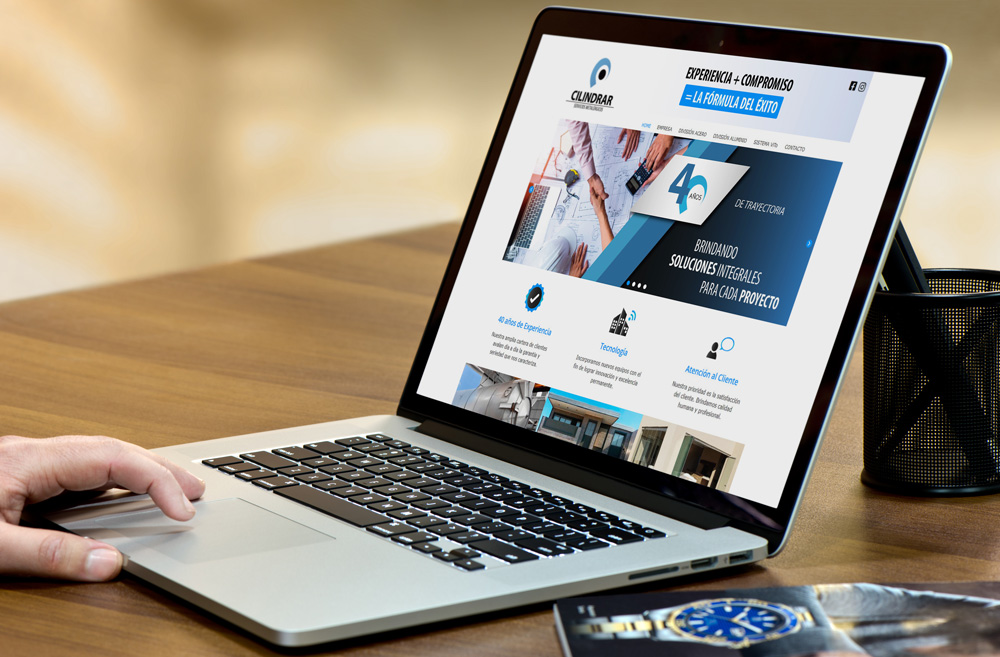 Diseño Web Para Cilindrar Srl