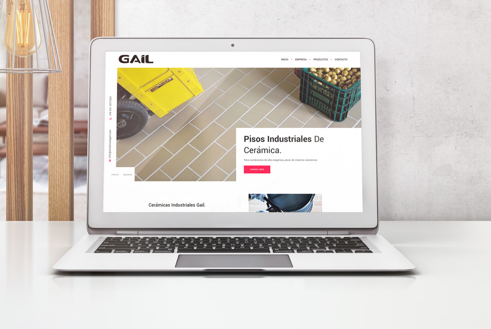 Diseño Web Ceramicas Gail