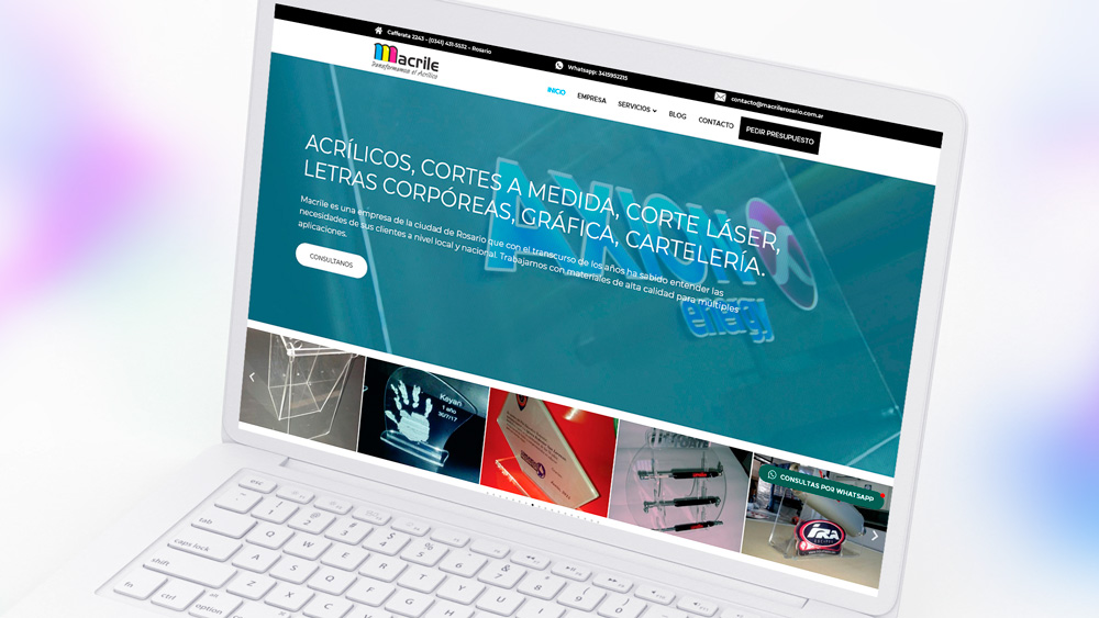 Diseño Web Para Macrile