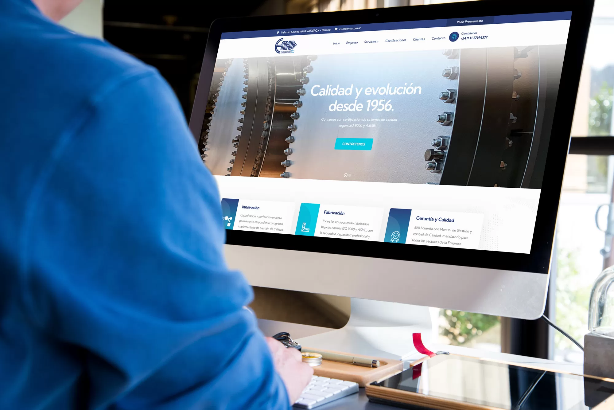 Rediseño Web Y Mantenimiento Web Para Emu Sa Rosario