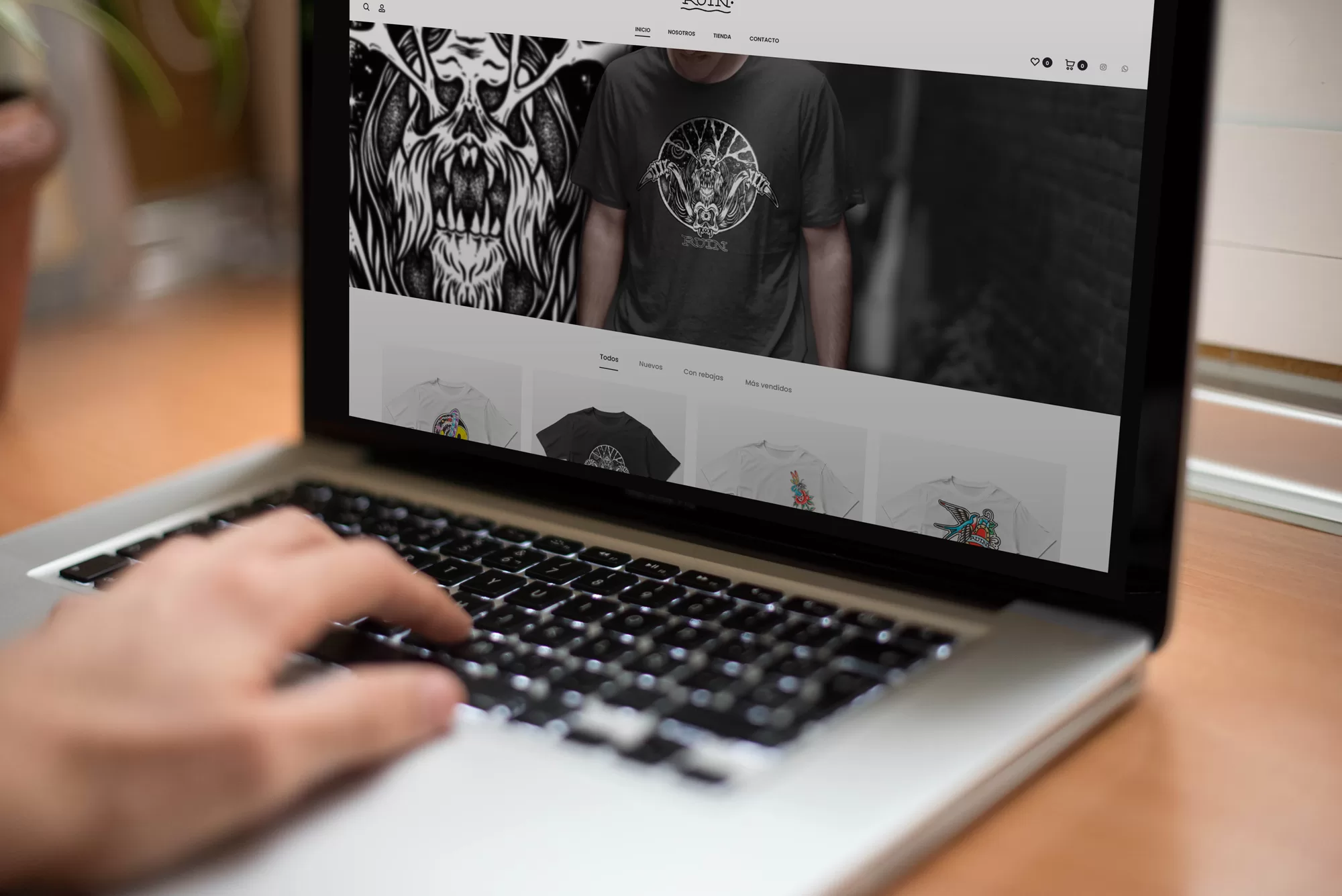 Diseño Web Ecommerce Para Tienda Ropa Ruin666