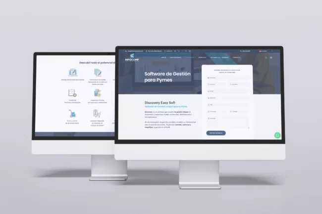 Diseño Web Y Mantenimiento Para Empresa De Insumos Informaticos Y Software Infocomp Rosario
